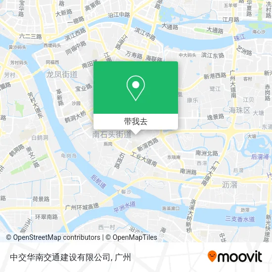 中交华南交通建设有限公司地图