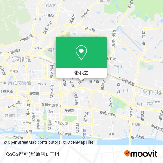 CoCo都可(华师店)地图