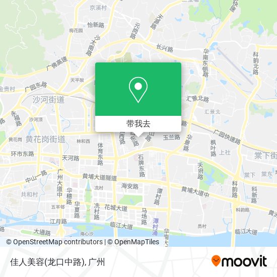 佳人美容(龙口中路)地图