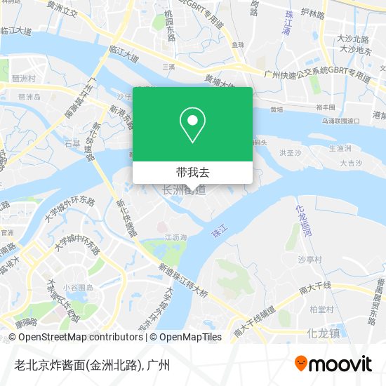 老北京炸酱面(金洲北路)地图