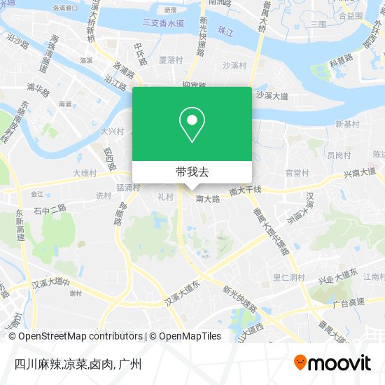 四川麻辣,凉菜,卤肉地图