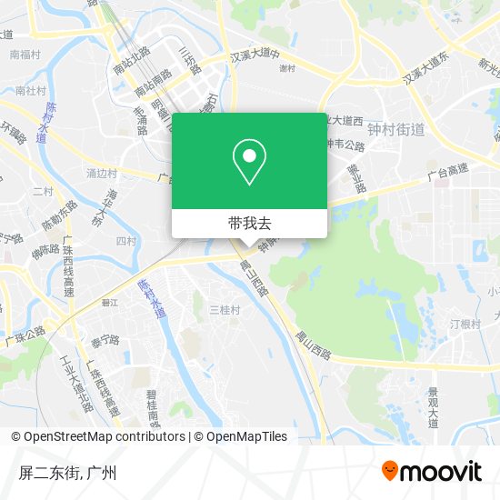 屏二东街地图