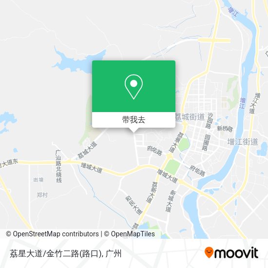 荔星大道/金竹二路(路口)地图