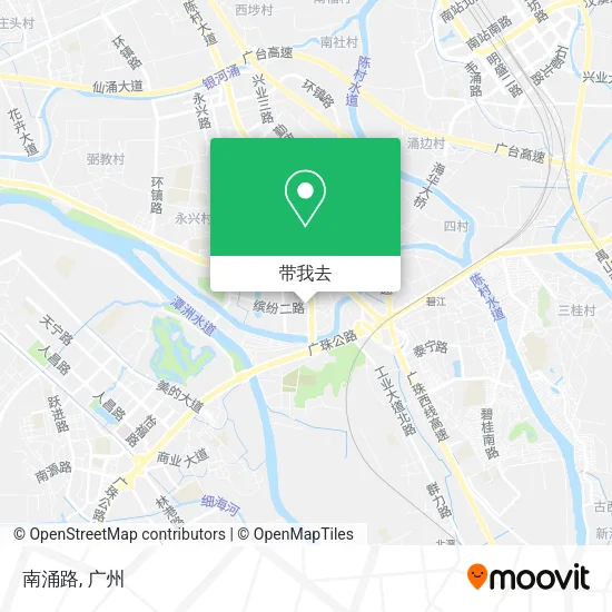 南涌路地图