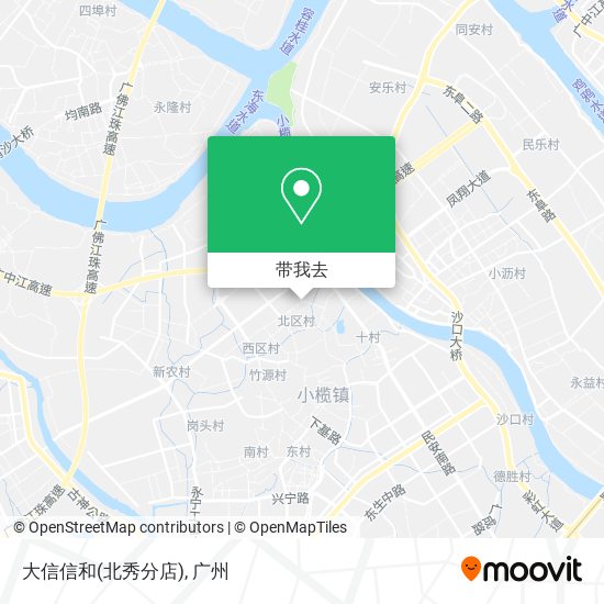 大信信和(北秀分店)地图