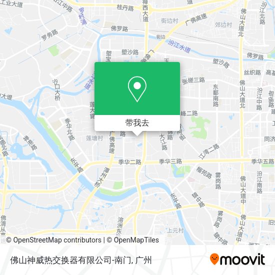 佛山神威热交换器有限公司-南门地图