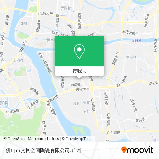 佛山市交换空间陶瓷有限公司地图