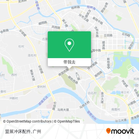 盟展冲床配件地图