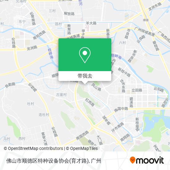 佛山市顺德区特种设备协会(育才路)地图