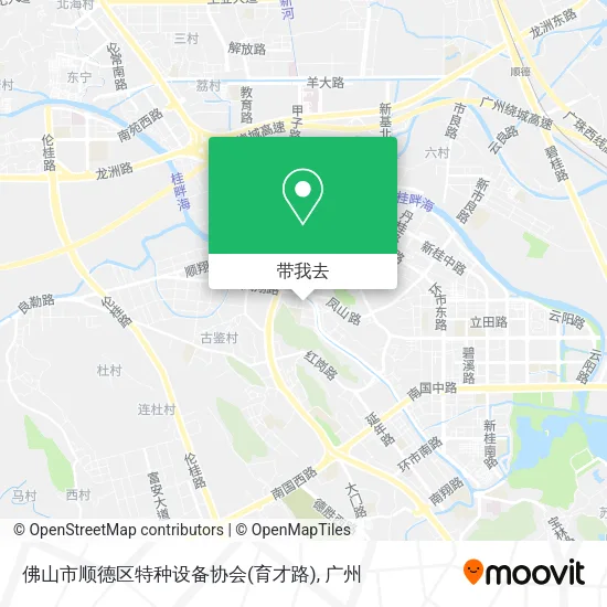 佛山市顺德区特种设备协会(育才路)地图