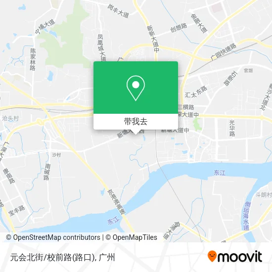 元会北街/校前路(路口)地图