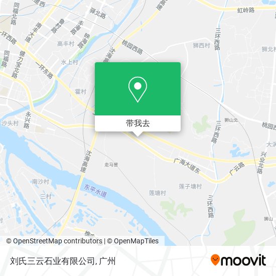 刘氏三云石业有限公司地图