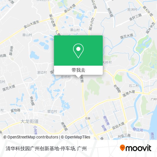 清华科技园广州创新基地-停车场地图