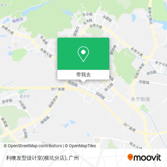利噢发型设计室(横坑分店)地图