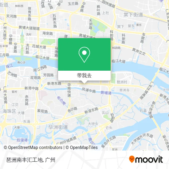 琶洲南丰汇工地地图