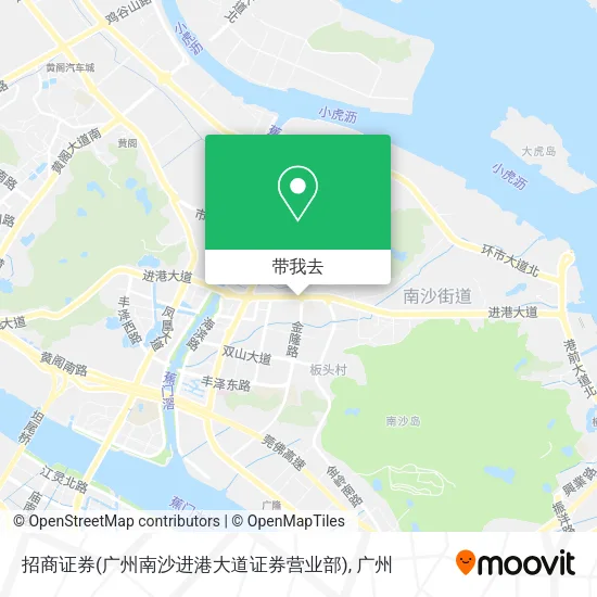 招商证券(广州南沙进港大道证券营业部)地图