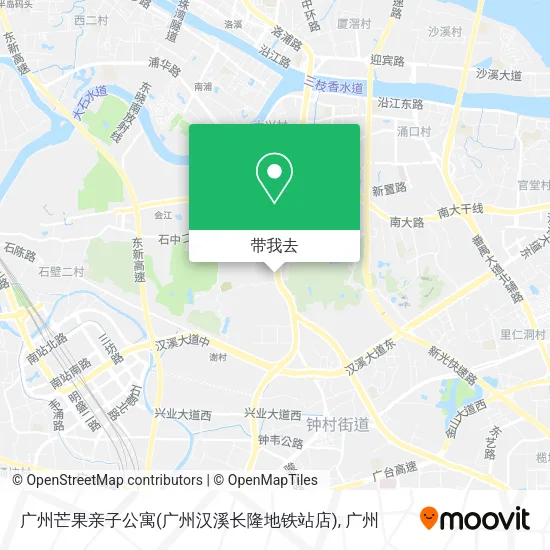 广州芒果亲子公寓(广州汉溪长隆地铁站店)地图