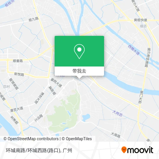 环城南路/环城西路(路口)地图