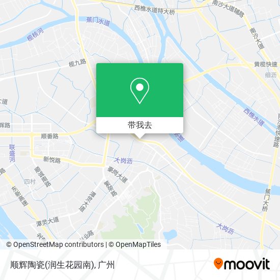 顺辉陶瓷(润生花园南)地图
