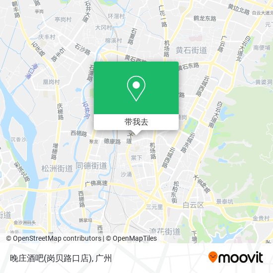 晚庄酒吧(岗贝路口店)地图
