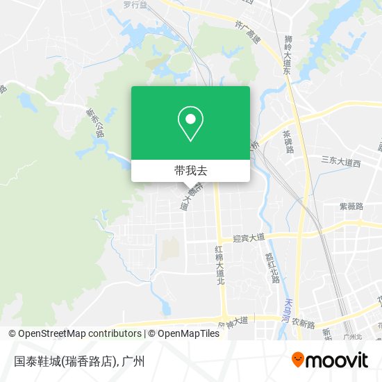 国泰鞋城(瑞香路店)地图