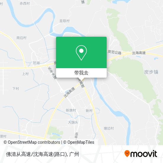 佛清从高速/沈海高速(路口)地图