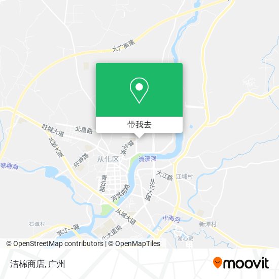 洁棉商店地图