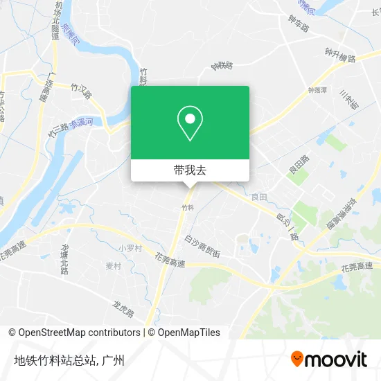 地铁竹料站总站地图
