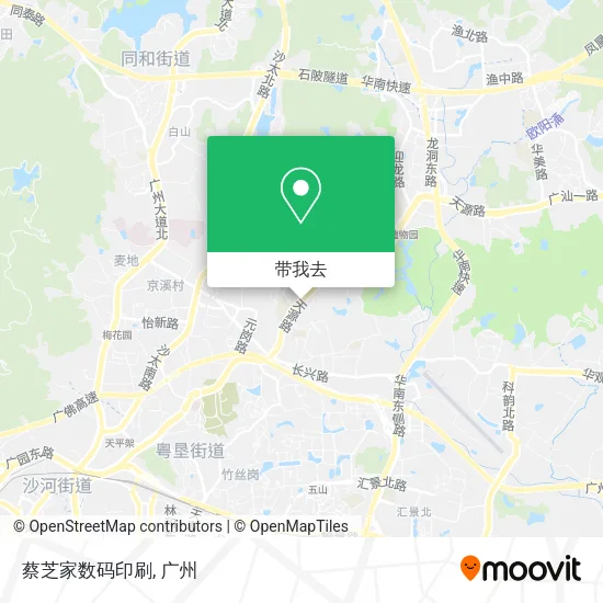 蔡芝家数码印刷地图