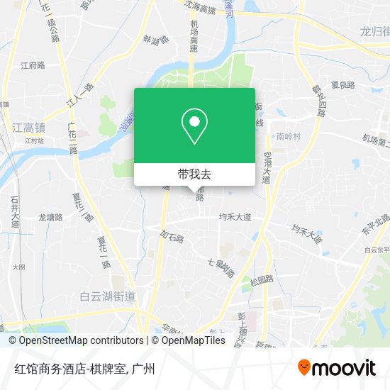 红馆商务酒店-棋牌室地图