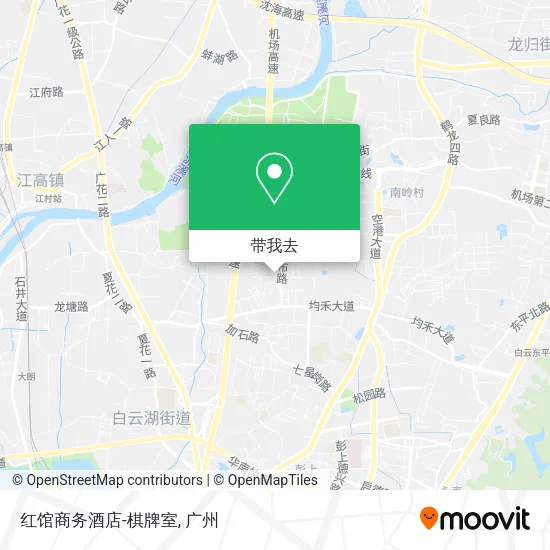 红馆商务酒店-棋牌室地图