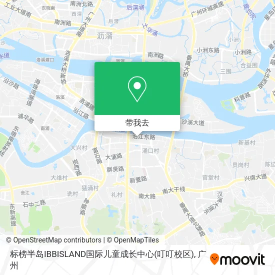 标榜半岛IBBISLAND国际儿童成长中心(叮叮校区)地图
