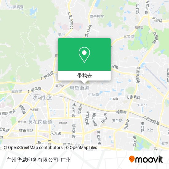 广州华威印务有限公司地图