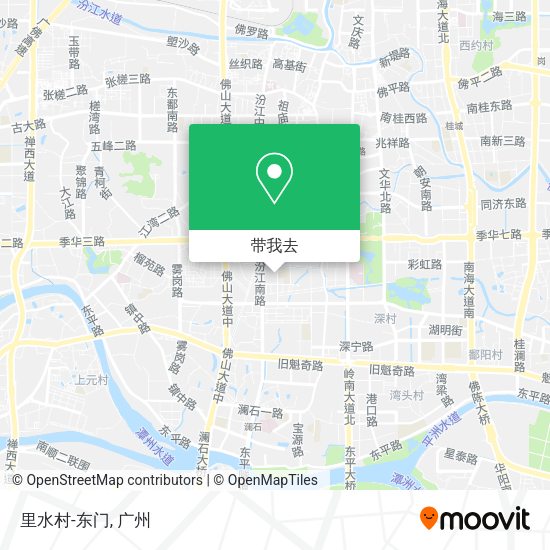 里水村-东门地图