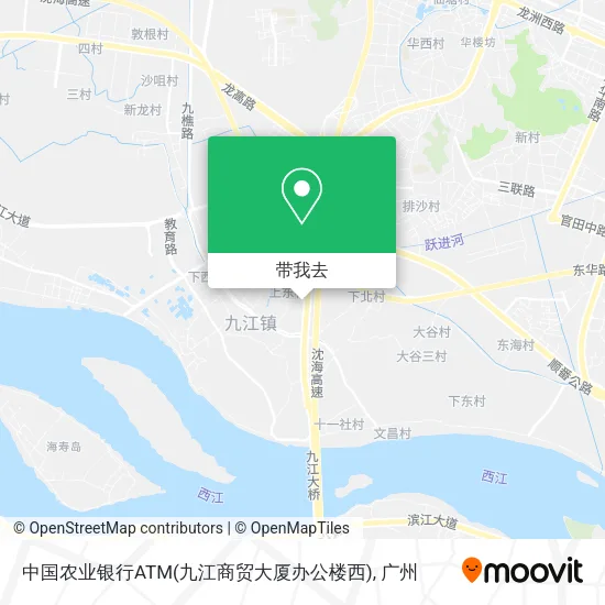 中国农业银行ATM(九江商贸大厦办公楼西)地图