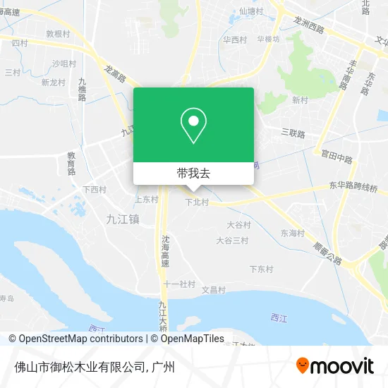 佛山市御松木业有限公司地图