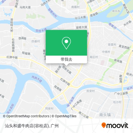 汕头和盛牛肉店(容桂店)地图