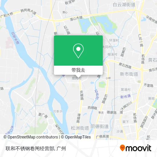 联和不锈钢卷闸经营部地图
