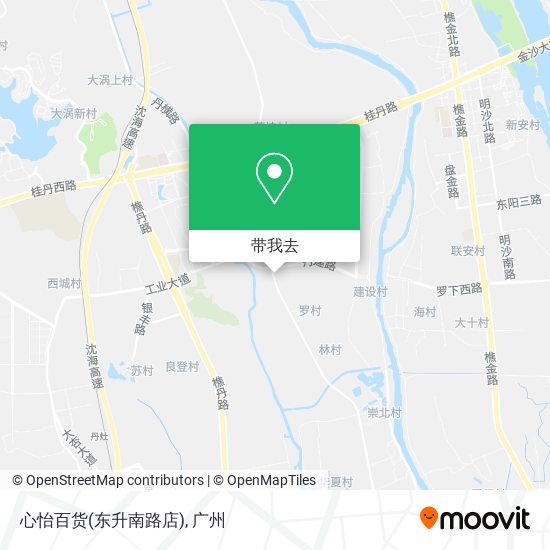 心怡百货(东升南路店)地图