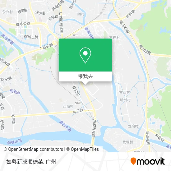 如粤新派顺德菜地图