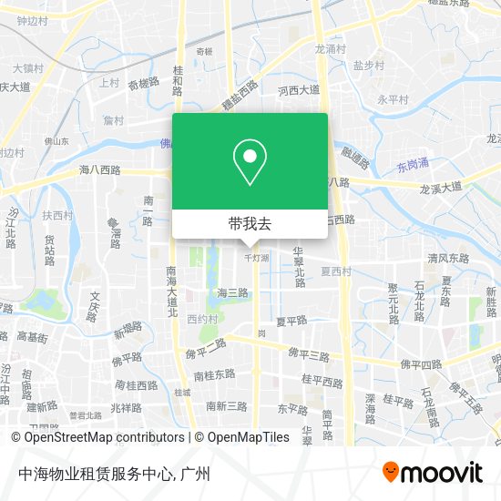 中海物业租赁服务中心地图