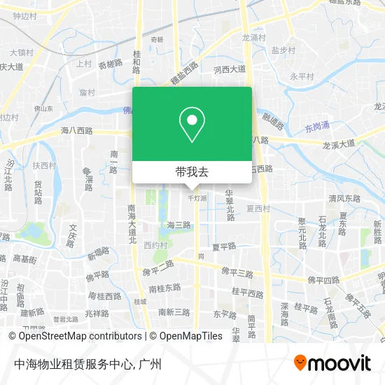 中海物业租赁服务中心地图