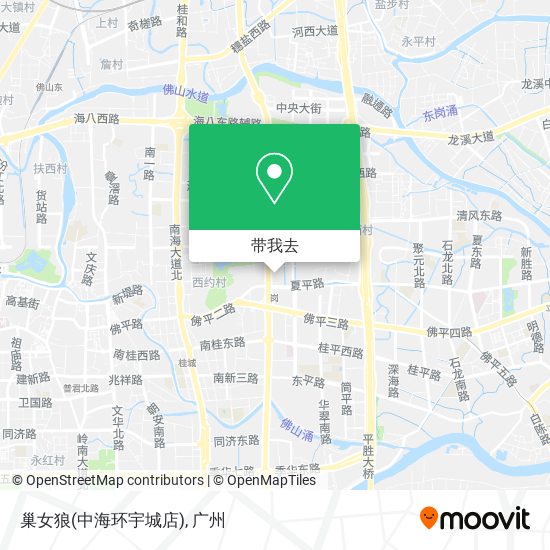 巢女狼(中海环宇城店)地图
