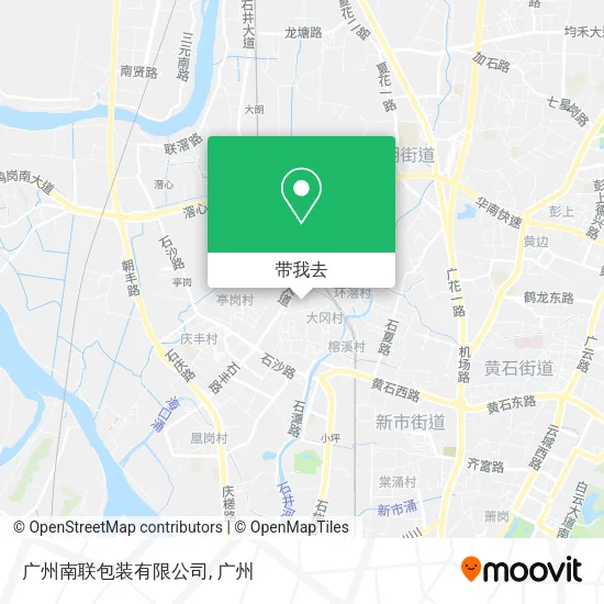 广州南联包装有限公司地图