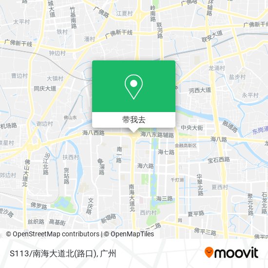 S113/南海大道北(路口)地图