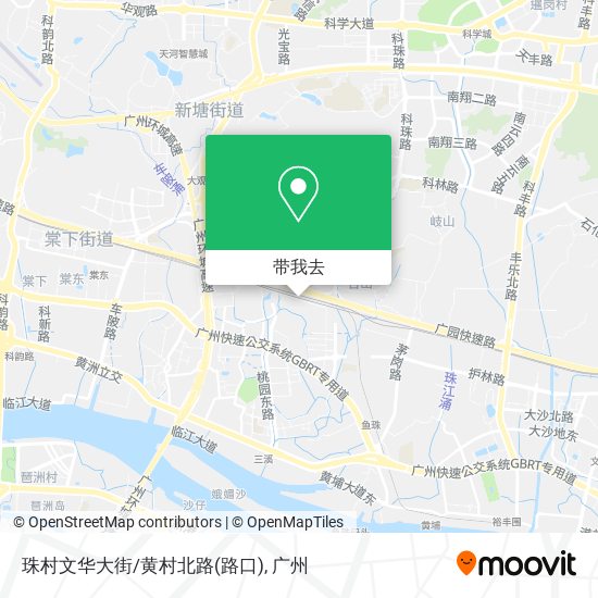 珠村文华大街/黄村北路(路口)地图