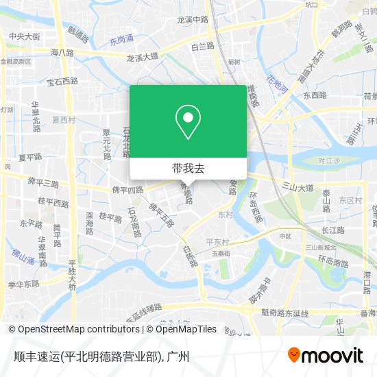 顺丰速运(平北明德路营业部)地图