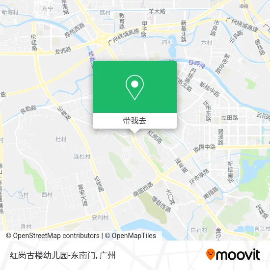 红岗古楼幼儿园-东南门地图