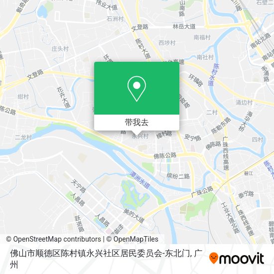 佛山市顺德区陈村镇永兴社区居民委员会-东北门地图