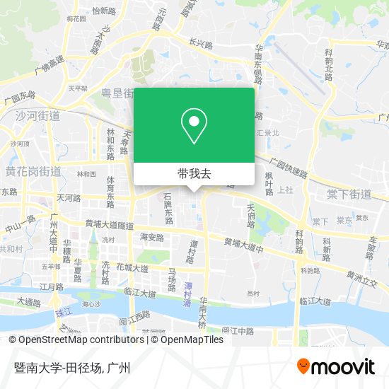 暨南大学-田径场地图